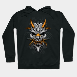 mecha mask ilustration Hoodie